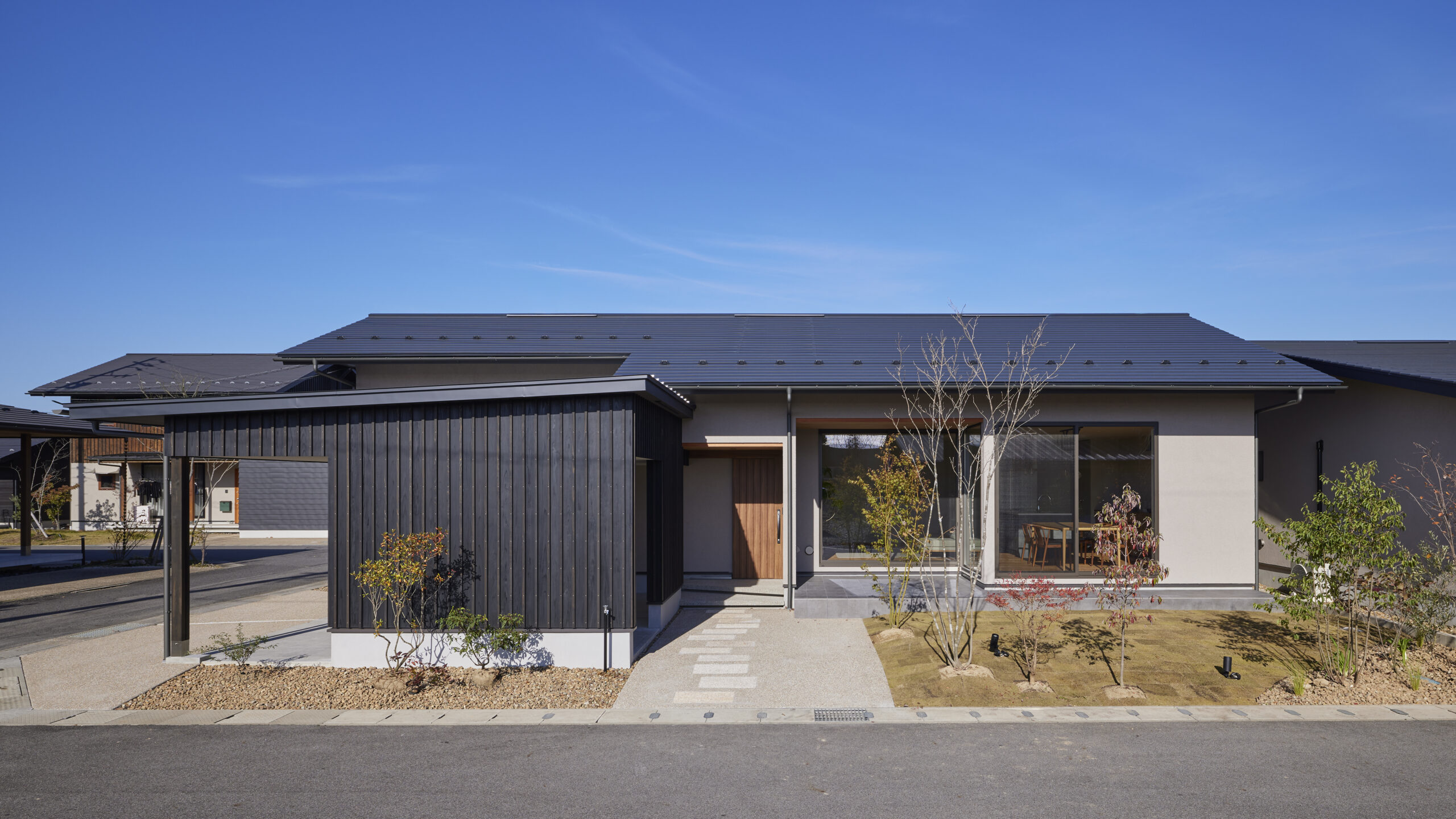 岐阜県可児郡御嵩町|平屋<br>落ち着きある31坪とガレージの住まい