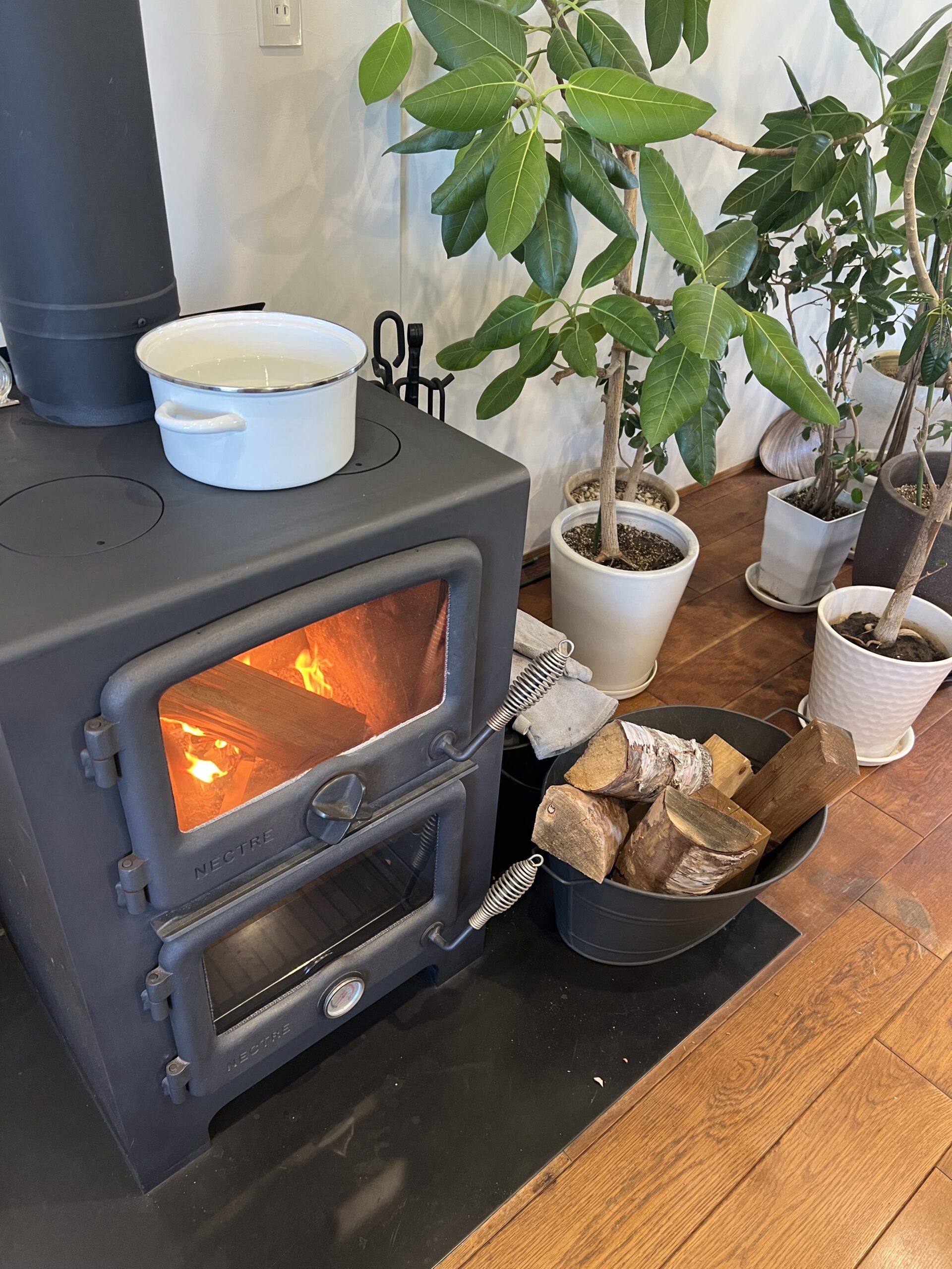 薪ストーブデビュー