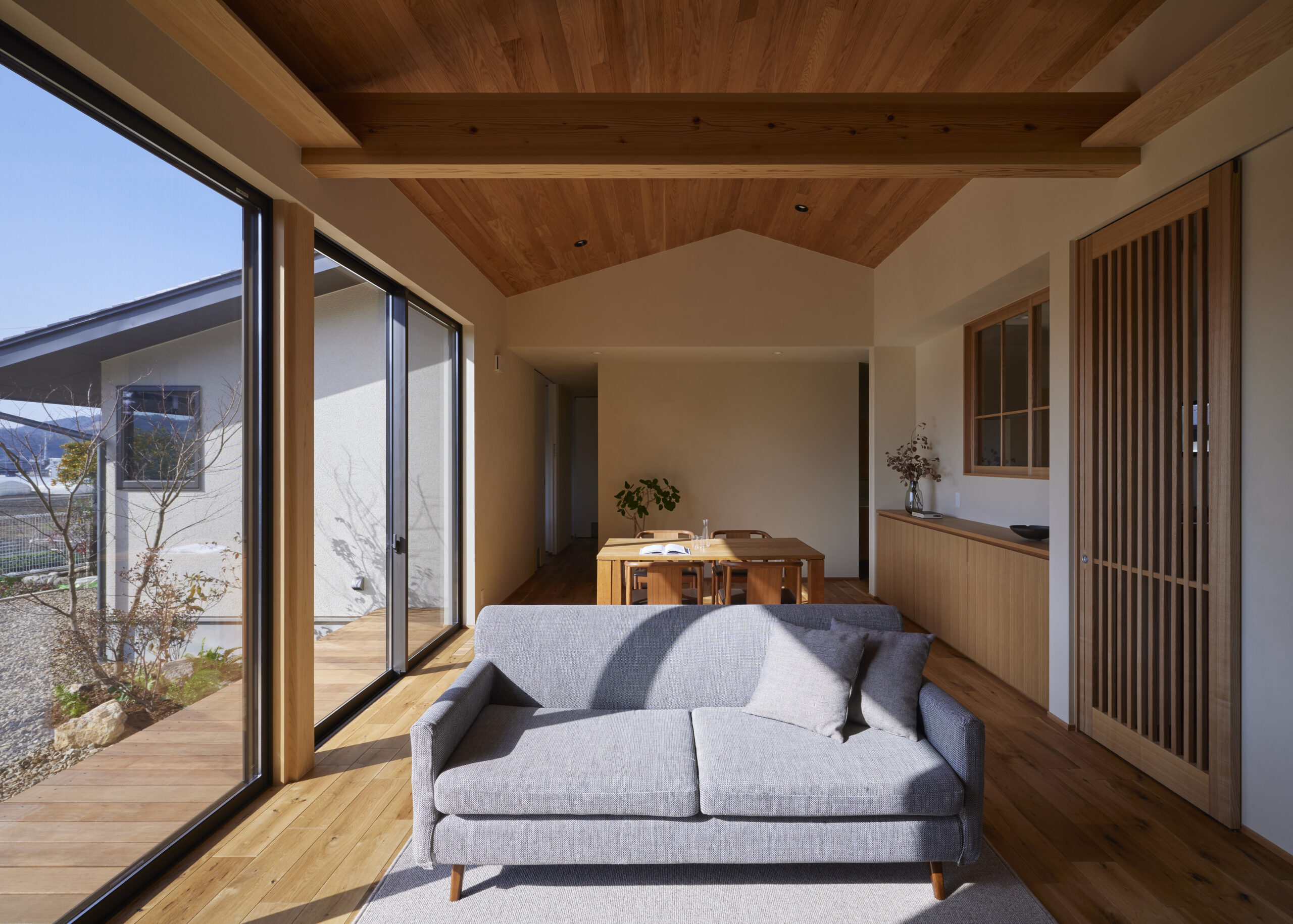 岐阜県美濃加茂市|平屋<br>山並みを望む、のびやかな住まい