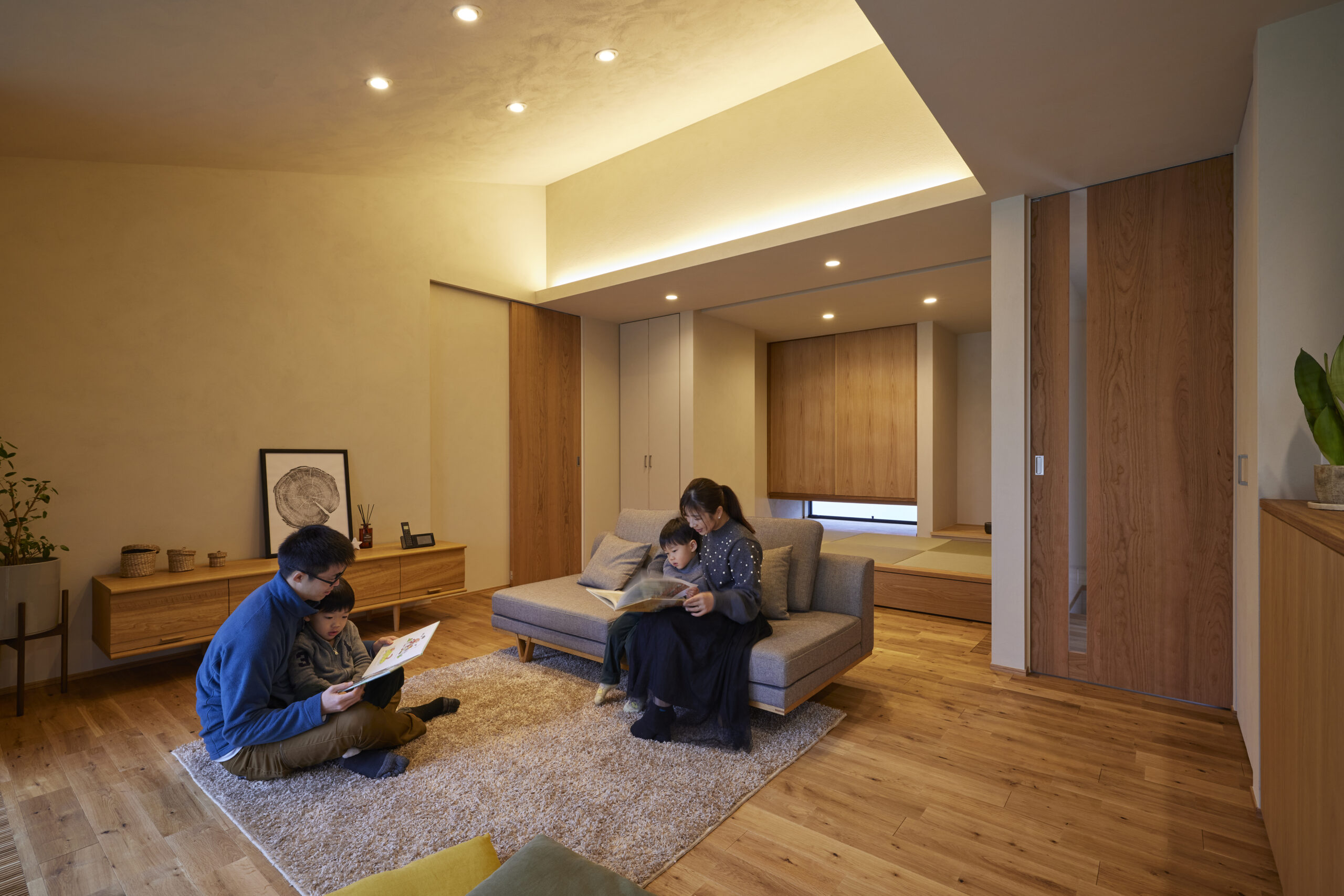 設計さんの提案力が決め手!<br>家族みんなが快適に暮らせる住まい