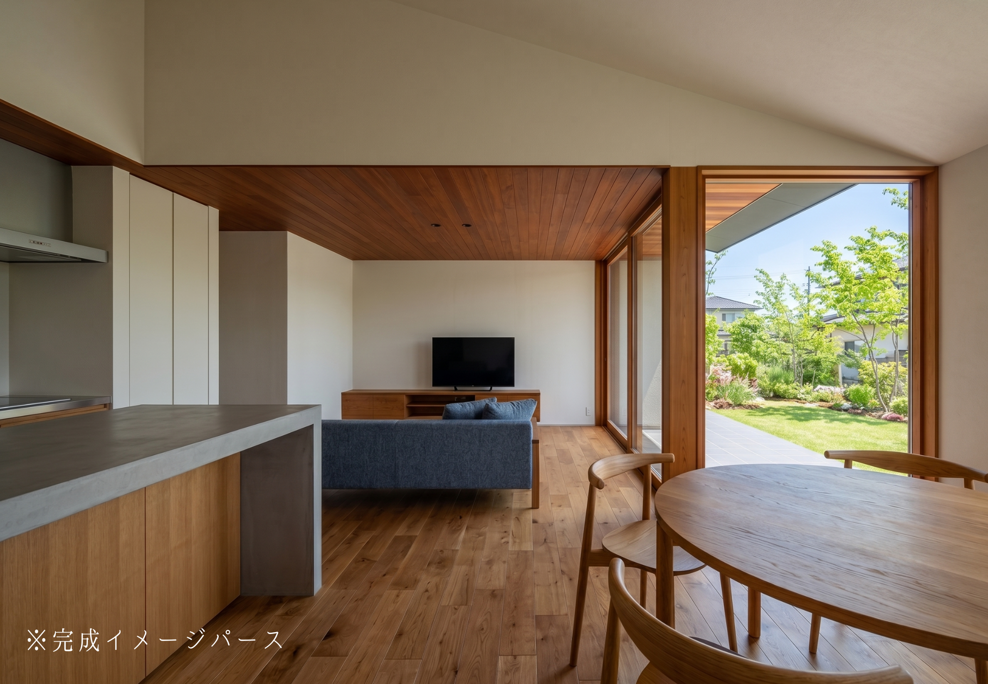 岐阜県可児市｜平屋<br>景色と暮らしがつながる住まい