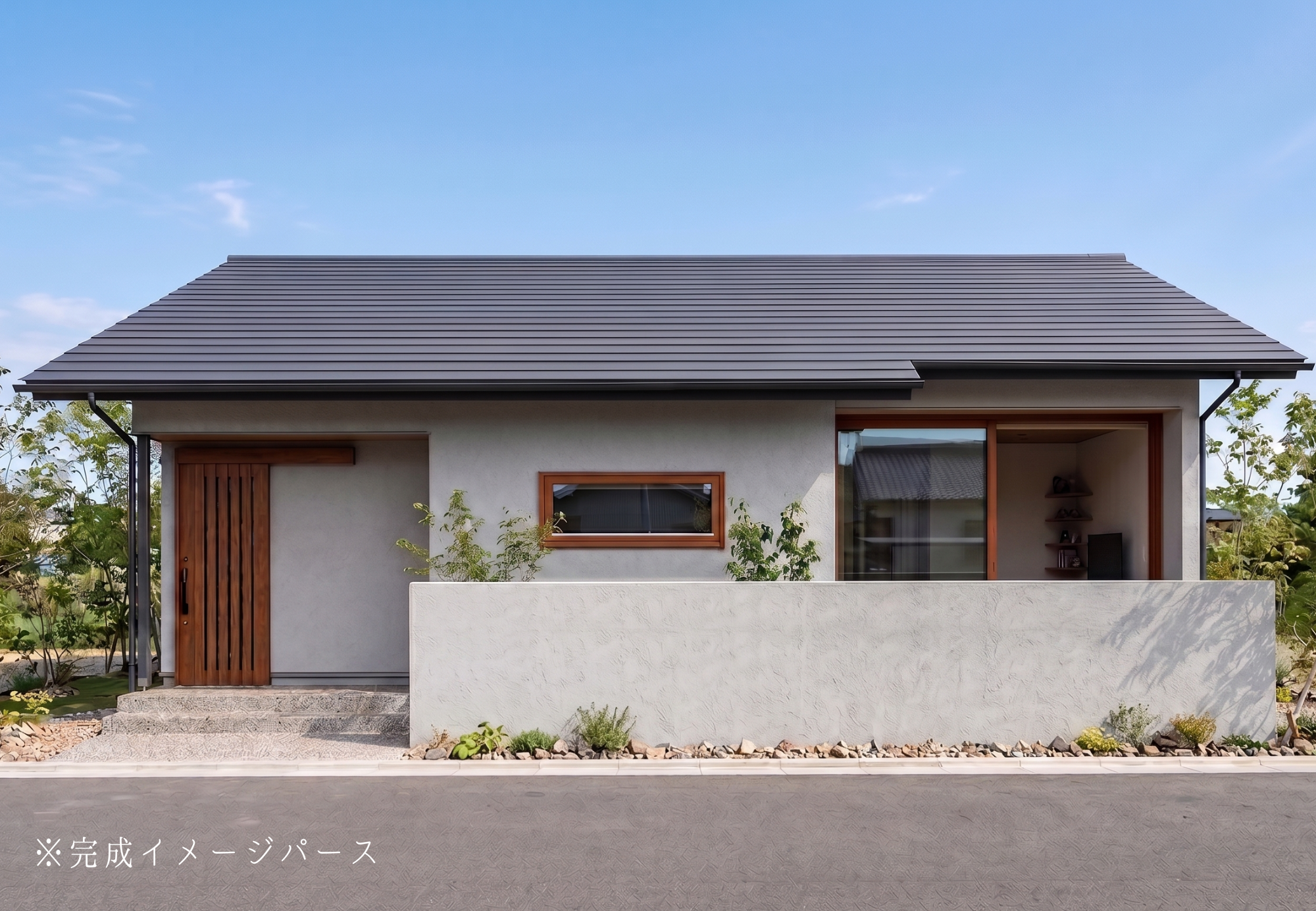 岐阜県可児市｜平屋<br>“抜け感”を大切にした、景色とつながる住まい