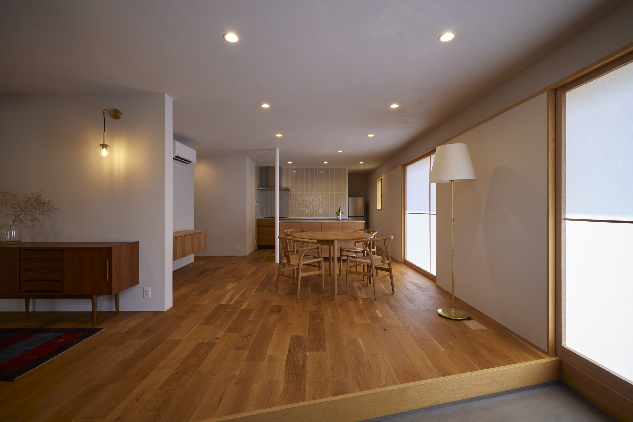 岐阜県各務原市|平屋<br>隔てない、ひとつながりの住まい